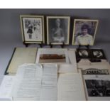 Various Military Photographs, Regimental Photographs, Military Printed Ephemera etc Relating to