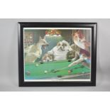 An Arthur Sarnoff Snooker Print, Jack the Ripper, 47.5cm wide