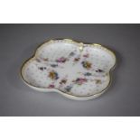 A Boxed Royal Crown Derby Royal Antoinette Floral Detected Dish, 18cm Square