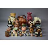 A Collection of Various Character Jugs to Include Beswick and Royal Doulton Examples etc