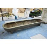 A Cast Iron Pig Trough by Teasdale Bros., Stockton, 119cm