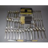 A Collection of Various Cutlery to Include Quantity of Mappin and Webb, Sugar Bows, Knife Rests,