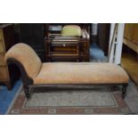A Late Victorian/Edwardian Mahogany Framed Daybed for Upholstery