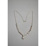 A Jewelled Silver Necklace