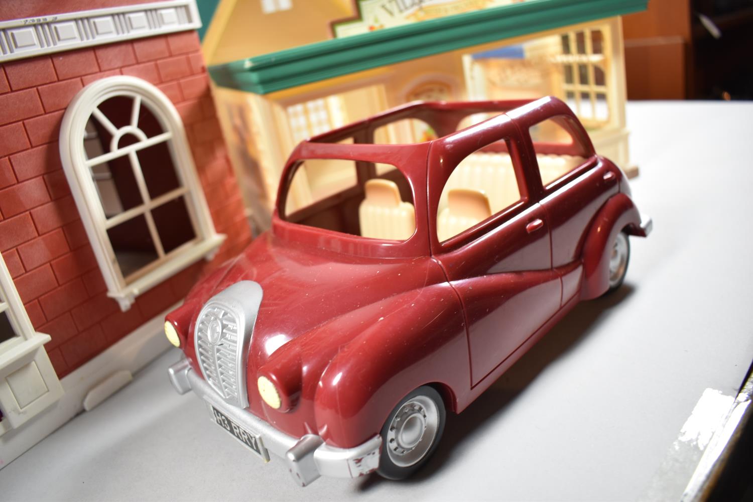 A Sylvanian Families Dolls House, Model Car and Village Store, Dolls House 47cm wide - Image 2 of 5