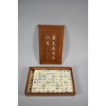 A Mid 20th Century Chinese Mah Jong Set, 26.5cm high