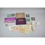 A Collection of Various British and Foreign Coins and Banknotes, Coin sets etc