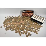 A Cased Penny Collecting Set and Quantity of Loose Copper Coinage to Include Victorian and Edwardian