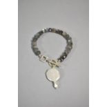 An Unusual Bracelet, Moonstone, Pearl and Silver, Stamped 925
