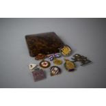A Collection of Eight Enamelled and Military Badges to Include Civil Defence, Coronation, Red Cross,