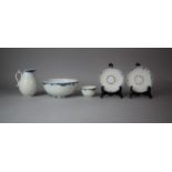 A Collection of Five Pieces of 18/19th Century Worcester to Include Bowl (Chip to Rim), Jug (Loss to