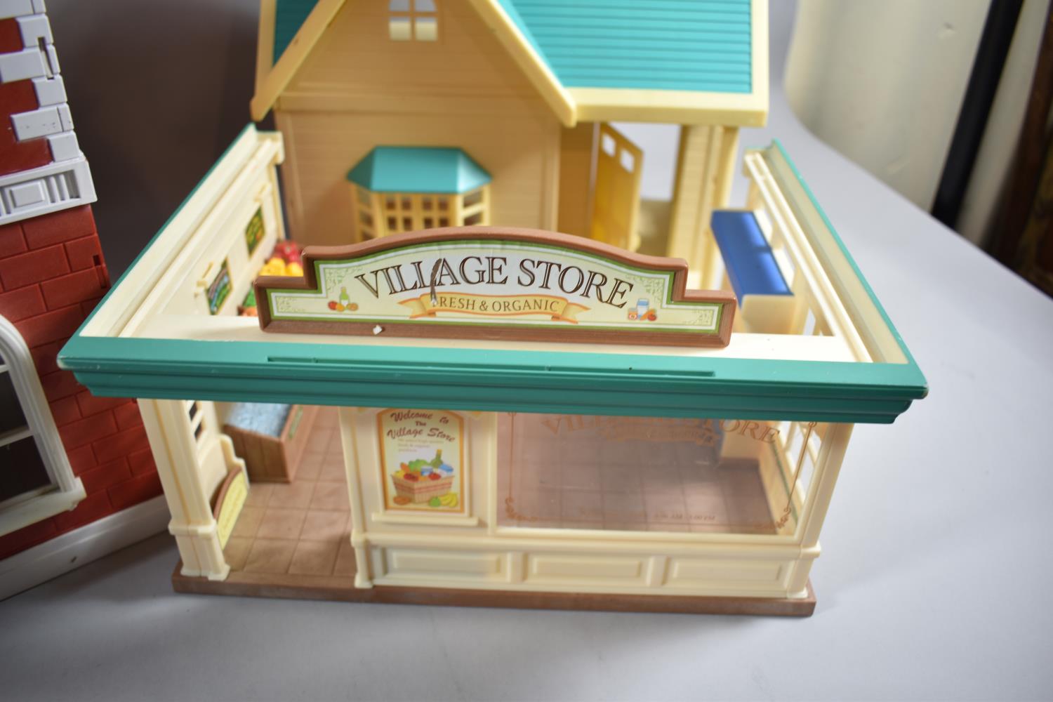 A Sylvanian Families Dolls House, Model Car and Village Store, Dolls House 47cm wide - Image 3 of 5