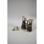 A Pair of Early 20th Century Improved Military Binocular Together with Later Trench Art Style