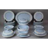 A Wedgwood of Etruria Dinner Set To Comprise Large Plates, Small Plates, Lidded Tureens, Oval