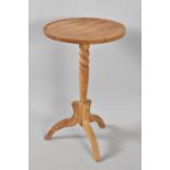 A Small Modern Tripod Wine Table with Circular Top, 37cm diameter