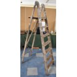 A Vintage Six Step Step Ladder