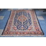 A Vintage Hand Knotted Persian Pattern Rug, 190cm x 127.5cm