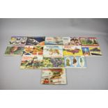 A Collection of Fourteen Tea Card Albums and Contents