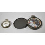 A Frodsham & Keen Liverpool Pocket Compass, 6cm Diameter Together with a Smaller Example