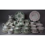 A Collection of Floral Pattern Breakfast China, Royal Doulton 'Autumn Glory', Queens 'Francine'