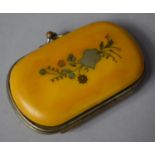 A Small Mixed Metal Inlaid Ladies Purse, 7.75cm long