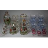 A Collection of Various Glassware to include Early/Mid 20th Century Drinking Outlet with Hand
