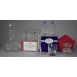 A Collection of Various Boxed and Unboxed Glassware to include Heavy Cut Glass Stuart Ships