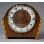 A Mid 20th Century Mantle Clock, 22cm wide