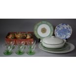 A Collection of Ceramics and Glassware Together with an Oriental Child's Teaset