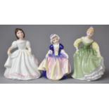 Three Royal Doulton Figures, Dinky Do, Amanda and Fair Maiden