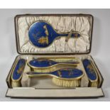 An Early 20th Century Chinoiserie Dressing Table Set in Original Box