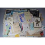 A Collection of Various Vintage Theatre Programmes, Newspaper Cuttings, Sheet Music, Vintage