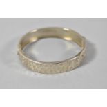 A Silver Bangle Stamped CME