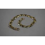 A 9ct Gold Bracelet, Clasp Missing, 2.3g