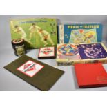 A Collection of Vintage Board Games to Include Pirate and Traveller, The Gillette Cup, Top of the