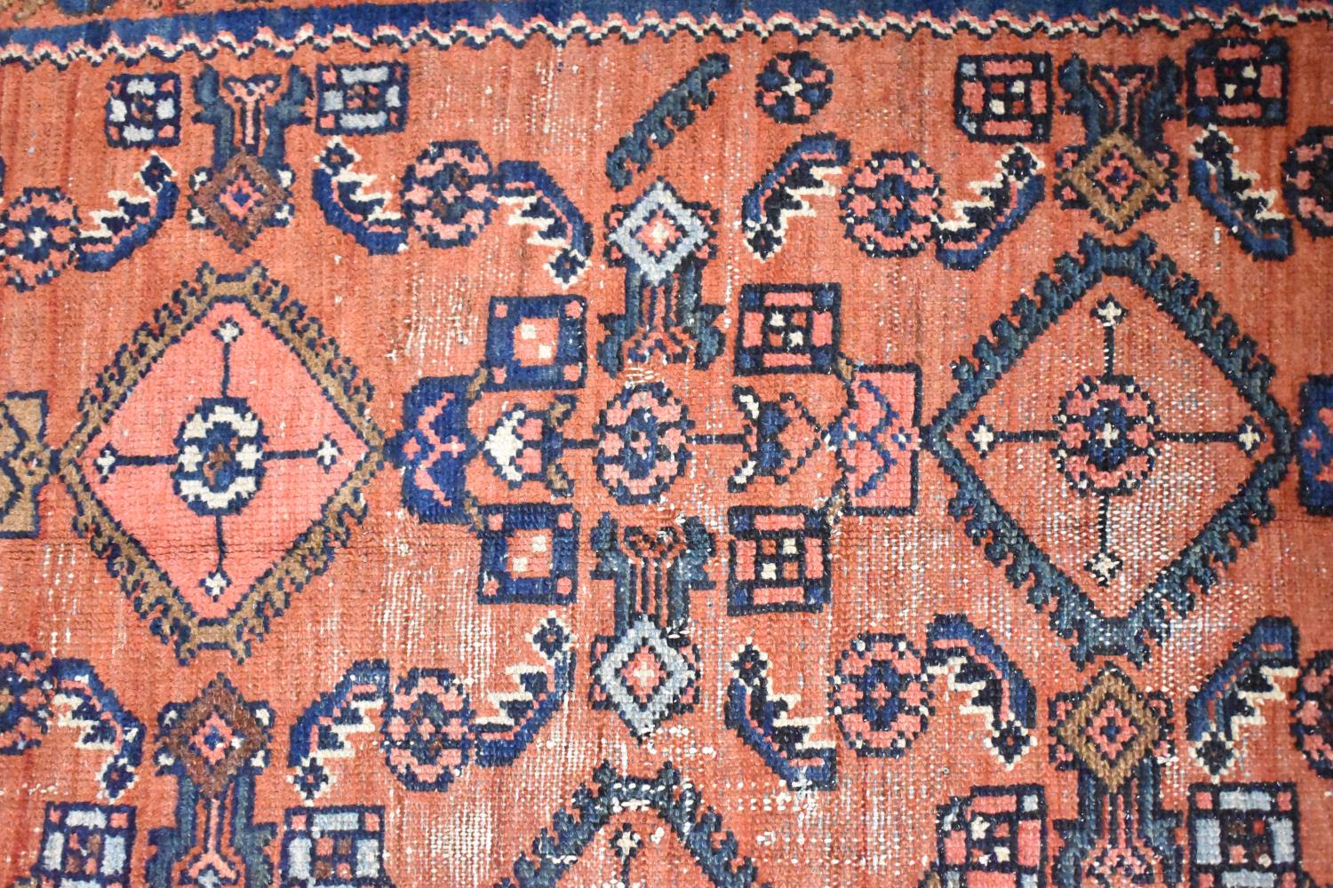 An Antique Handmade Persian Sirjan Rug, 200x137cm - Bild 3 aus 4