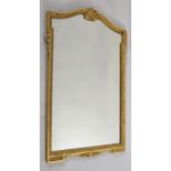 A Mid 20th Century Gilt Framed Pier Mirror, 87cm high