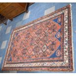 An Antique Handmade Persian Sirjan Rug, 200x137cm