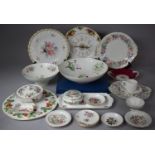 A Collection of Various Ceramics to include Boxed Royal Worcester Strawberry Cake Stand, Royal