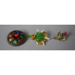 A Collection of Three Jewelled Brooches
