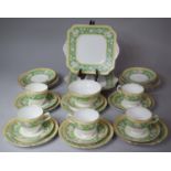 A Grosvenor Green Duchess Part Tea Set