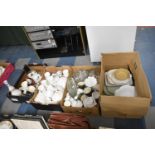 Four Boxes of Kitchen China