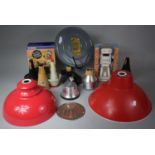 A Collection of Curios to Include 16mm Film, Yamaha Silent Brass System, Lamp Shade etc