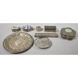 A Collection of Oriental Metal and Enamelled Boxes etc