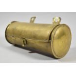 A 19th Century Cylindrical Brass Document/Scroll Case, 26cm Long