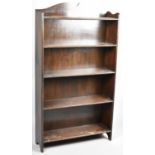 A Waring & Gillow Oak Five Shelf Open Bookcase, 61cm wide