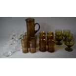 A Collection of Various Early 20th Century and Later Glassware to include High Ball Tumblers with