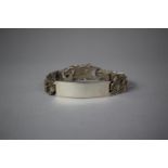 A Heavy Silver Identity Bracelet, Hallmarked London 1978, 66.5g