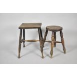 Two Vintage Stools