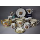 A Collection of Various 20th Century Commemorative China to include Wedgwood Tankard for HRH